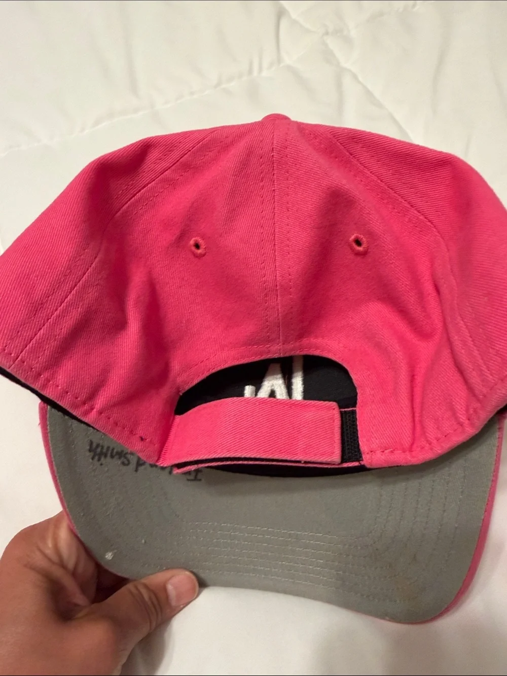Kids Pink LA Logo Baseball Cap - Adjustable Hat